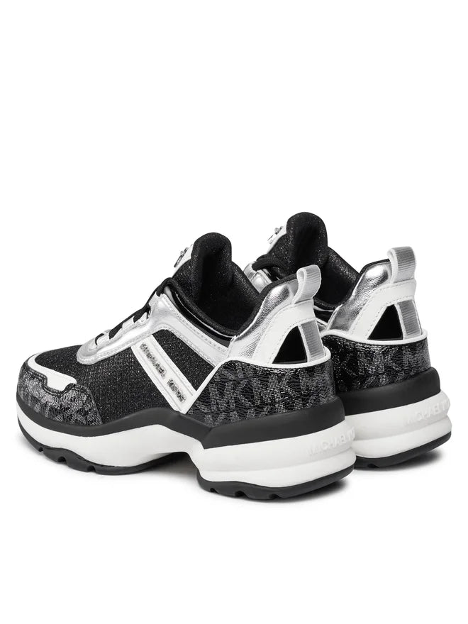 Zapatillas MICHAEL KORS para damas OLYMPIA Black Silver