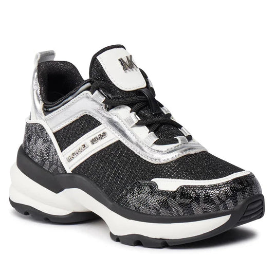 Zapatillas MICHAEL KORS para damas OLYMPIA Black Silver
